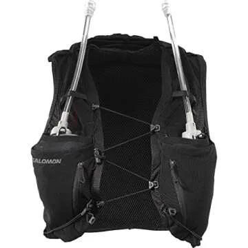 Salomon Women ADV Skin 12 Hydration Pack with Flask, Black/Ebony, M