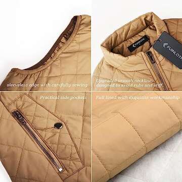 Fuinloth Women's Lightweight Quilted Vest for All Occasions
