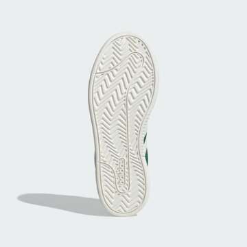 adidas Women's Grand Court Alpha Sneaker, Collegiate Green/Off White/Gold Metallic, 8.5