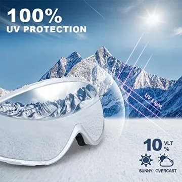 Findway Ski Goggles OTG with Total UV Protection