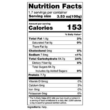 Dried Kelp 3.52oz(100g) Dried Kombu Seaweed From Hokkaido Japan For Soup Stock