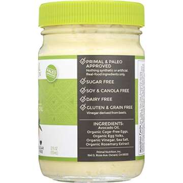 Primal Kitchen (NOT A CASE) Mayo Avocado Oil