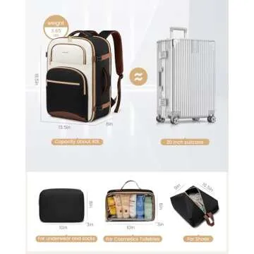 LOVEVOOK Waterproof Travel Backpack for Adventure Lovers