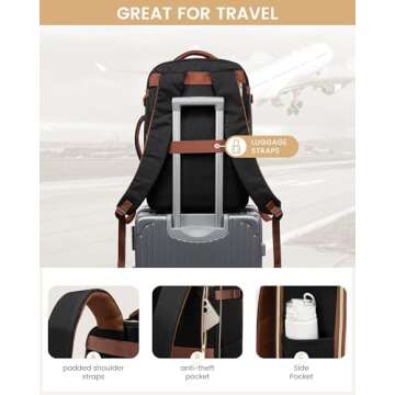 LOVEVOOK Waterproof Travel Backpack for Adventure Lovers