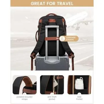 LOVEVOOK Waterproof Travel Backpack for Adventure Lovers