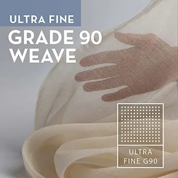 American Cotton Ultra-Fine Cheesecloth - 6 x 6.5 ft Reusable Cloth