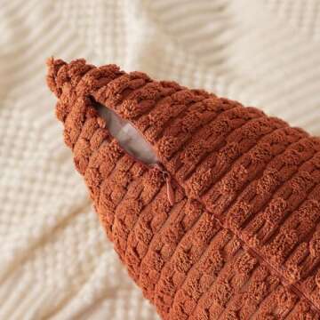 Kevin Textile 2 Packs Boho Decorative Throw Pillow Covers 24x24 Inch for Living Room Couch Bed Sofa ...