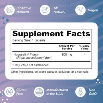 Wellness Resources Fisetin - Novusetin for Longevity, Memory, and Focus