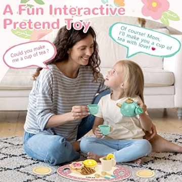 Airlab Wooden Tea Set - Perfect for Imaginary Play