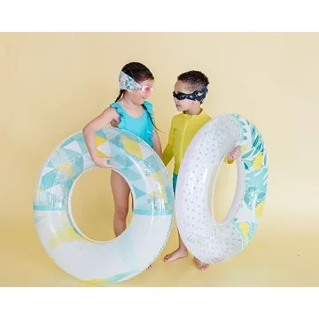 Splash Place Swim Goggles - Fun Fabric Strap for Kids & Adults