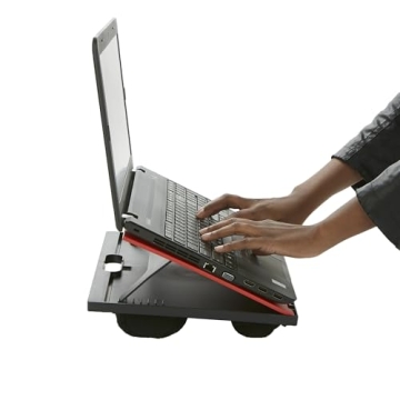 Mind Reader Ergonomic Portable Lap Desk for All Ages
