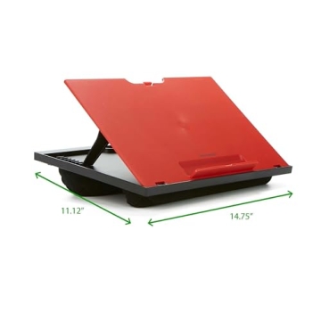 Mind Reader Ergonomic Portable Lap Desk for All Ages