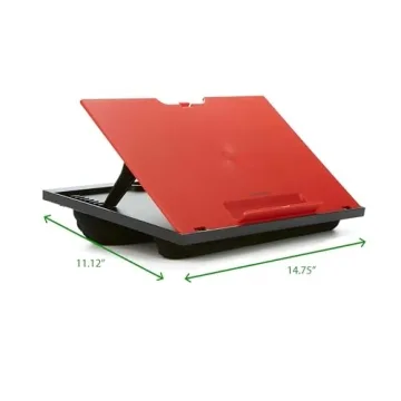 Mind Reader Ergonomic Portable Lap Desk for All Ages