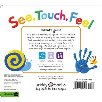 See, Touch, Feel Sensory Book for Infants and Toddlers
