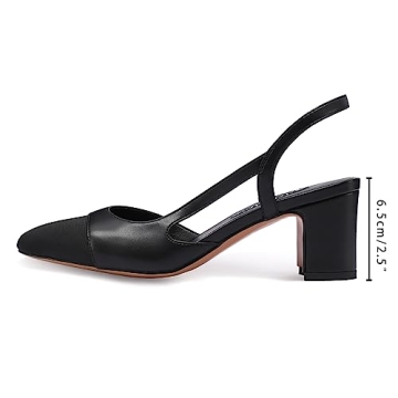 Stylish Adrizzlein Women's Slingback Heeled Pumps for Every Occasion