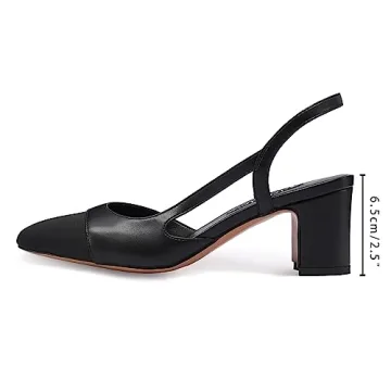 Stylish Adrizzlein Women's Slingback Heeled Pumps for Every Occasion