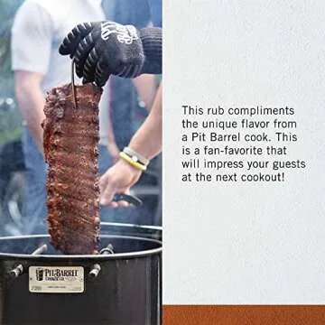 Pit Barrel Cooker Beef & Game Pit Rub 2.5 lb - Seasoning for Grilling