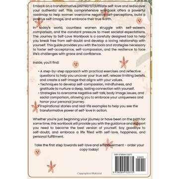 The Journey To Self-Love Workbook: An Empowering Self-Esteem Guide For Women To Build Positive Self-...