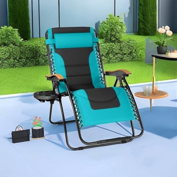 PHI VILLA XXL Oversized Zero Gravity Chair for Comfort