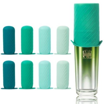 Mrsdry Bottle Covers for Travel, Elastic Sleeves for Leak Proofing, Travel Size Container Silicone t...