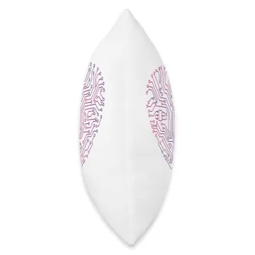 Unique Circuit Board Heart Throw Pillow for Tech Lovers