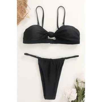 Honlyps Womens Sexy Brazilian Thong Bikini Set for Summer