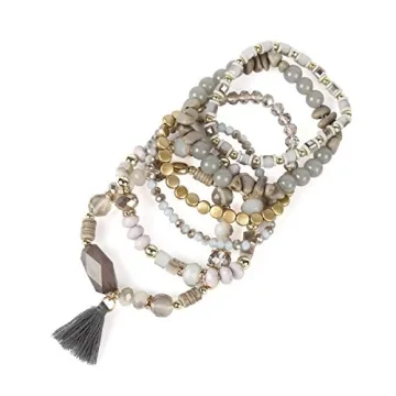 Versatile Coin Bead Statement Bracelets | RIAH FASHION