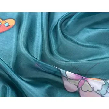 Invisible World Silk Scarf Butterfly Design Luxury Gift