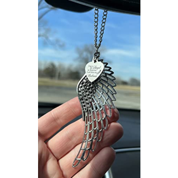 Touching Husband Memorial Car Charm for Remembrance and Comfort