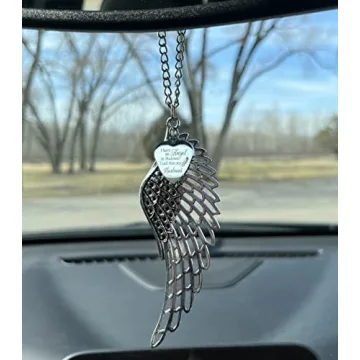 Husband Memorial Car Charm for Remembrance and Comfort