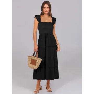 ANRABESS Women's Boho Summer Maxi Dress - Trendy & Comfortable