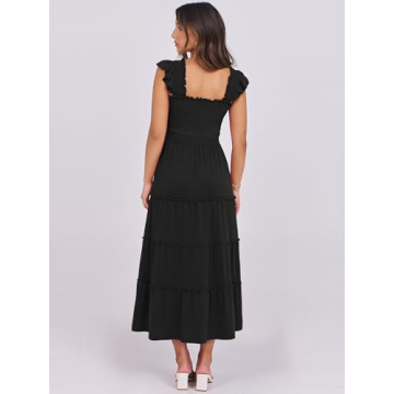 ANRABESS Women's Boho Summer Maxi Dress - Trendy & Comfortable