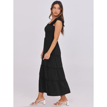 ANRABESS Women's Boho Summer Maxi Dress - Trendy & Comfortable