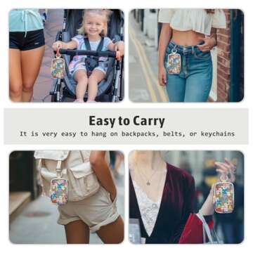 Mcapirivo Cute Cat Hand Sanitizer Pouch - Fashionable Holder