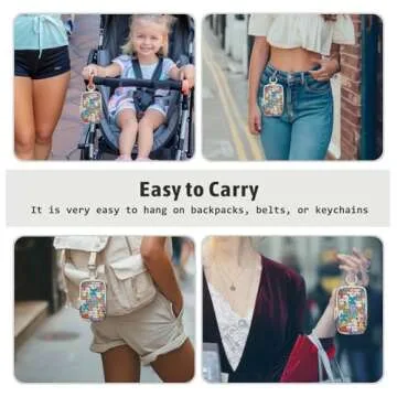 Mcapirivo Cute Cat Hand Sanitizer Pouch - Fashionable Holder