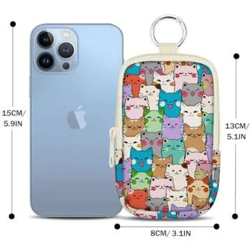 Mcapirivo Cute Cat Hand Sanitizer Pouch - Fashionable Holder