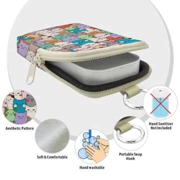 Mcapirivo Cute Cat Hand Sanitizer Pouch - Fashionable Holder