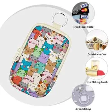 Mcapirivo Cute Cat Hand Sanitizer Pouch - Fashionable Holder