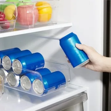 Vtopmart 4 Pack BPA-Free Soda Can Organizer for Fridge