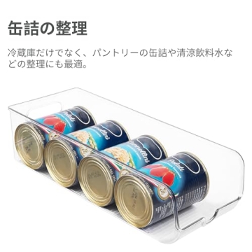 Vtopmart 4 Pack BPA-Free Soda Can Organizer for Fridge