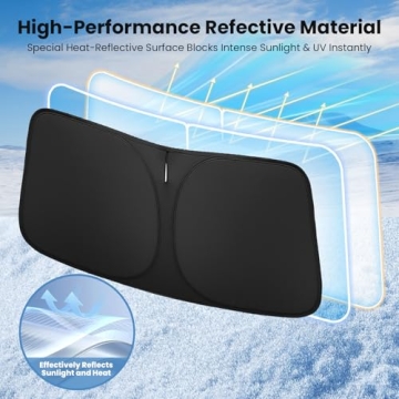 Premium Windshield Sun Shade for Chevy Silverado 2019-2025