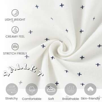 YALLET Baby Boy Clothes Suit, Infant Gentleman Outfits Printed Dress Shirt+Bowtie+Beret Hat+Detachab...