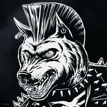 Super7 Rancid Skeletim (Wolf Head) - 3.75" Rancid Action Figure with Accessory Classic Music Collectibles and Retro Toys