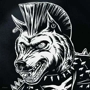 Super7 Rancid Skeletim (Wolf Head) - 3.75" Rancid Action Figure with Accessory Classic Music Collectibles and Retro Toys