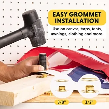 General Tools Grommet Kit for Durable Canvas Repairs