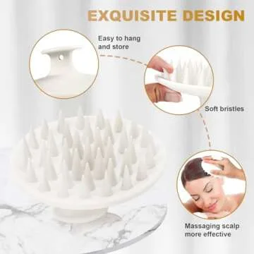 Meartchy Silicone Scalp Massager for Hair Growth and Dandruff