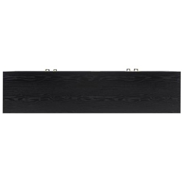 Elegant Henn&Hart Tillman TV Stand for TVs up to 80" in Black Grain