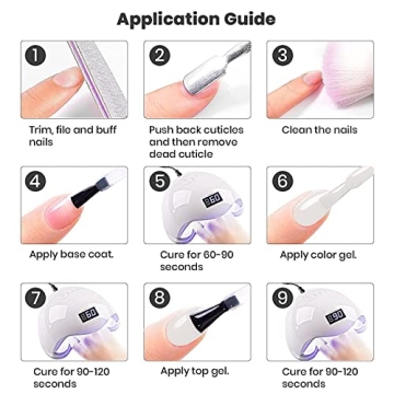 RARJSM Milky Rose Gel Nail Polish for Home Manicures