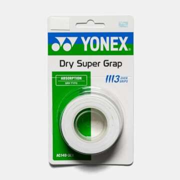 YONEX Dry Super GRAP Overgrips - Ultimate Sweat Absorption for Pickleball Paddles