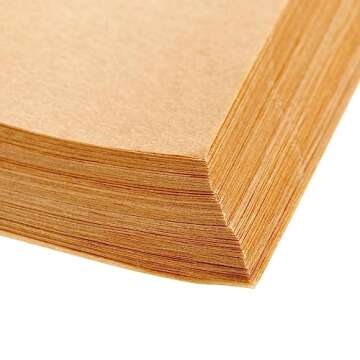 Precut Nonstick Parchment Paper Sheets - 200-Pack